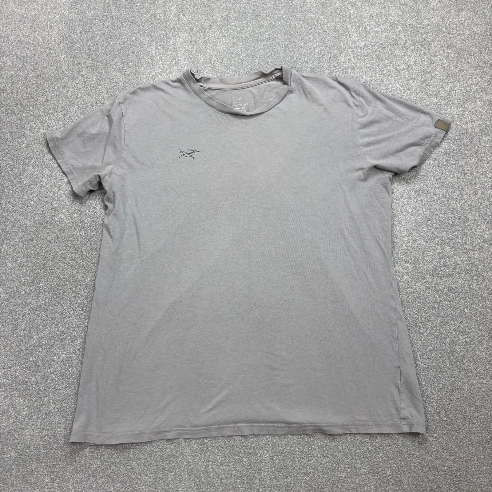 ARC'TERYX Arcteryx Camicia Adulto Grande Grigio Escursionismo Leggera Outdoor Cotone Logo Uomo