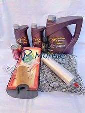 BMW Serie 6 640d F12 F13 F06 Kit servizio completo - 0W40 OLIO, spina pozzetto e scarico motore
