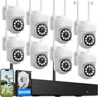 CAMCAMP 16CH 4K NVR Wireless  Home Security Camera System CCTV PTZ WiFi Cameras