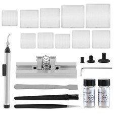 BGA Reballing Stencil Riscaldamento Diretto Pasta Saldante Sfere Stazione Acciaio2239