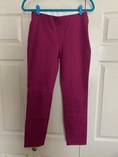 A New Day Women  s High Rise Skinny Ankle Pants Side Zipper - Dark Pink