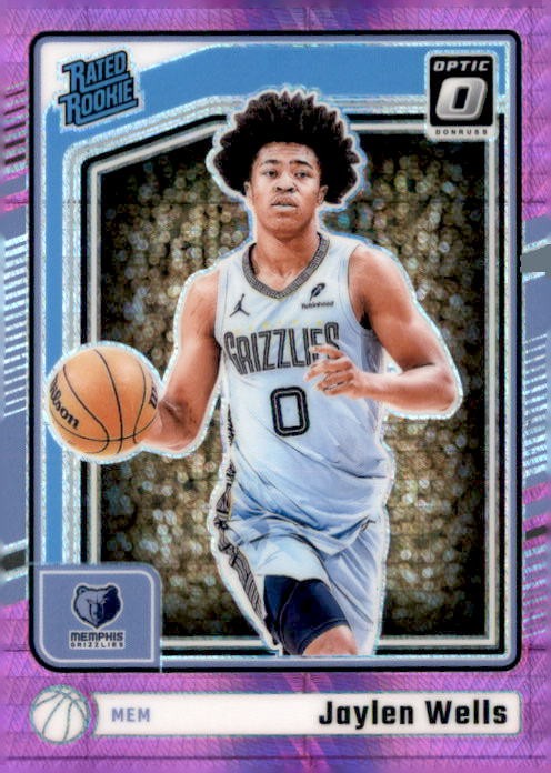 2024-25 Donruss Optic #252 Jaylen Wells Hyper Pink