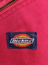 Dickies Workwear Dickies Coveralls Mens Size 38 Red Long Sleeve