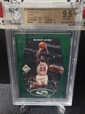 1998-99 UD Choice Starquest Green MICHAEL JORDAN #SQ30 BGS 9.5 GEM MINT 