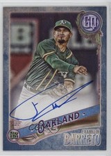 2018 Topps Gypsy Queen Auto Indigo /150 Franklin Barreto #GQA-FB Auto s5j