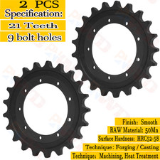 Pignone trasmissione posteriore 2 pezzi per Kubota KX71-3 KX033-4 KX91-3 KX91-3S2 U35 U35-S2