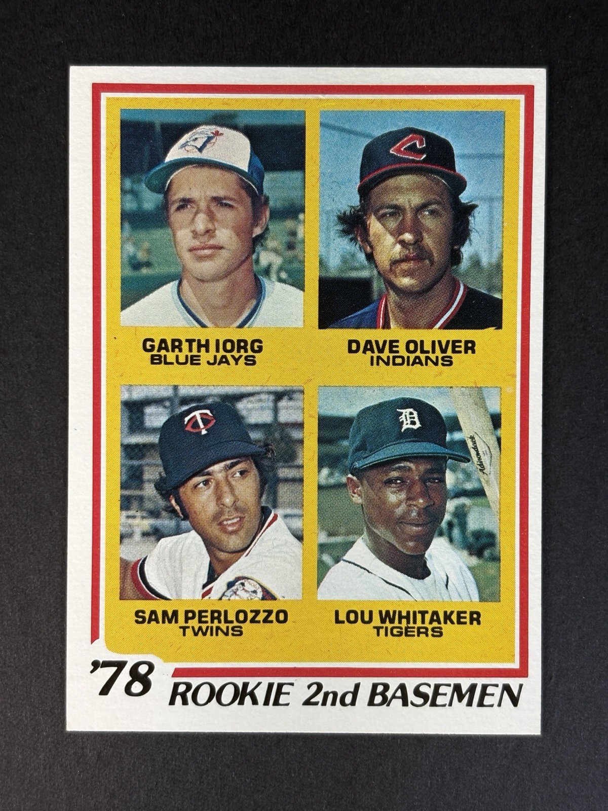 1978 Topps Lou Whitaker Rookie Card #703 NM Tigers
