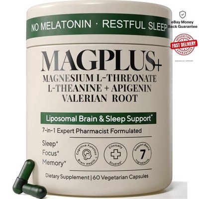 Deep Sleep & Cognitive Health Formula - Magnesium L-Threonate with L-Theanine