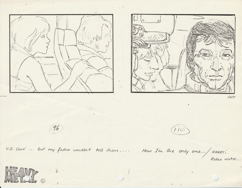 1981 HEAVY METAL "Harry Canyon-The GIRL Now I'm the only one" Juan Gimenez Art