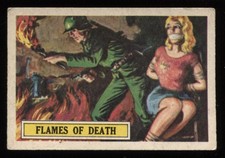 Trade Card, A&BC Chewing Gum, BATTLE, 1966, Flames of Death, #52