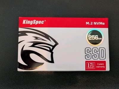 KingSpec 256GB M.2 NVMe SSD PCIe Gen3×4 2280 Internal Solid State Drive 2400MB/s
