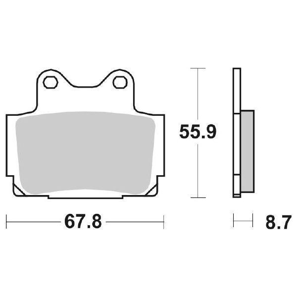 Bremsscheiben SBS 570 HF Yamaha XJ N 600 1991 1997-image