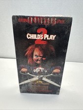 NEW: Universal Thrillers: Child s Play 2 VHS, 1999 Chucky Horror Seal Rip