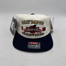 Vintage 1996 Olympic Dream Team Hat Basketball Champions Snapback USA Starter