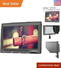 7" 4K IPS Field Monitor with Sunshade - Ideal for Photography Professionals