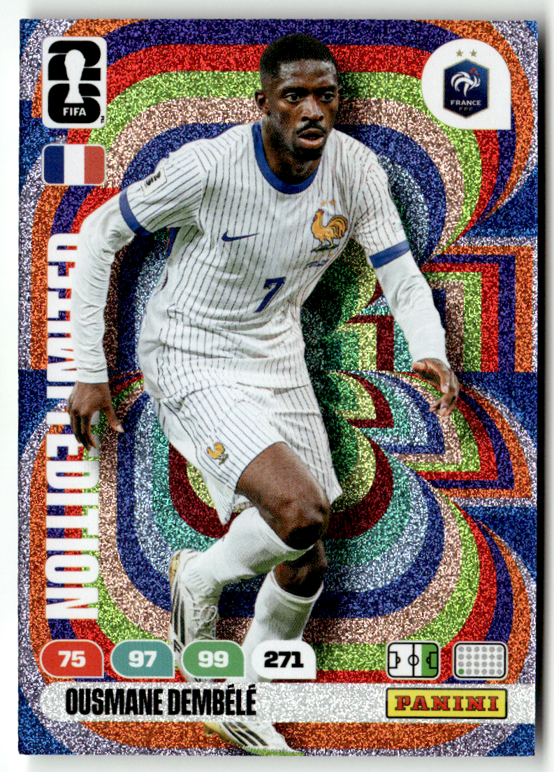 Panini FIFA World Cup Adrenalyn 2026 No. Ousmane Dembele Limited 