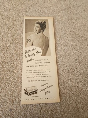 TBOOKL12 ZEITSCHRIFTENWERBUNG 11X4'' PALMOLIVE - VIEL GENUG FÜR DEN BADGEBRAUCH. JEDEN TAG