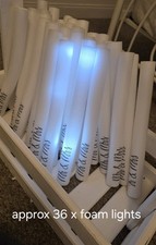 LED Foam Glow Sticks with wooden crate | Wedding Decor
