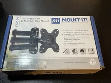 Mount-It! TV Wall Mount, Universal Fit for All TVs Up To 40 INCHES