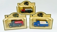 Set Of 3 Standard Oil Chevron Zerolene Die Cast Trucks In Original Packaging