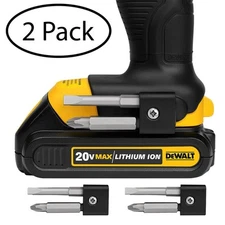 Magnetic Bit Holder Clip 20V MAX Dewalt Drills Impact Drivers Drill Mount 2 Pack