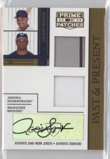 2005 Donruss Prime Patches Double Swatch Signatures /125 Junior Spivey Auto 0c3