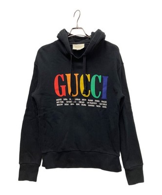 GUCCI pullover hoodie Size: XS Black 475374-X3N60 Men | eBay