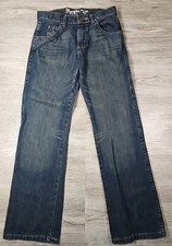 Wrangler Retro Relaxed Boot Cut Jeans Boys 12 Whiskered Denim Cowboy Western