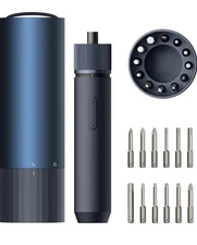 HOTO Electric Screwdriver Rechargeable, 3.6V Cordless Screwdriver Set USB-C, 3 T