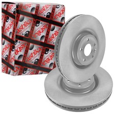 2x ASHIKA BREMSSCHEIBEN 349mm INNENBELÜFTET VORNE passend für JAGUAR E-PACE