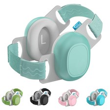 Baby Ear Protection 3-48 Months 24dB Noise Cancelling Earmuffs Airplane Sage