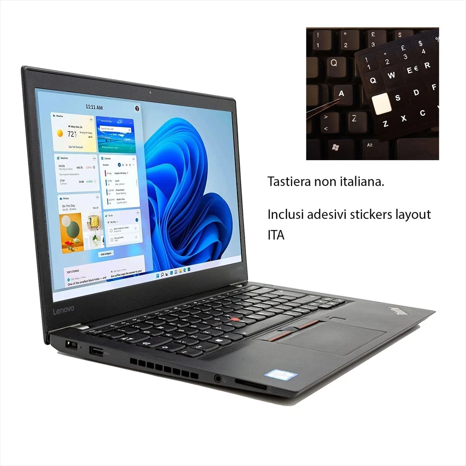 Lenovo ThinkPad X395 · Ryzen 5 PRO 3500U · 16GB · 256GB, foto 2 di 5