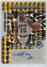 2021-22 Panini Mosaic Gold Prizm 8/10 Avery Bradley #AM-AVB Auto 18yu