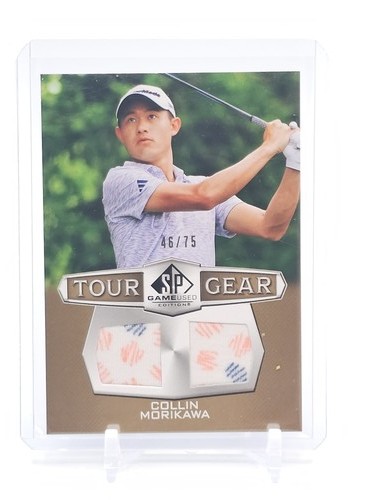 COLLIN MORIKAWA SP GAME USED GOLF TOUR GEAR GAME USED PATCH GOLD /75  Q5194