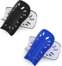 2 Pairs Soccer Shin Guards Kids Youth Lightweight Shin Pads Boys Girls