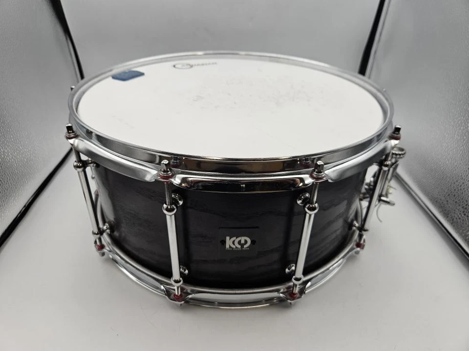 KINGS CUSTOM SNARE DRUM GREY/BLACK WOOD AQUARIAN SUPER-2 2024 (CP2016040)