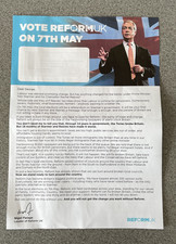 Reform UK Local Election Leaflet 2026