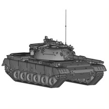 3D Printing 1/72/87 China Ztz-88B Tank Unpainted Model Kit