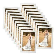 Picture Frame Set of 18, Photo Frames 4 x 6 Bulk for Wall Hanging or 4x6 White
