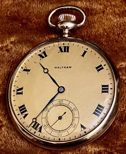 Antique Waltham Maximus Solid 14K Y Gold Case 21j 14s Pocket Watch Running 1911