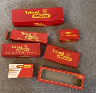 Vintage Collectible Original Hornby Triang Empty Boxes A/F