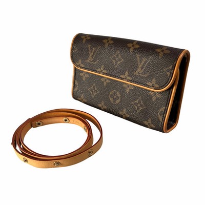 Louis Vuitton Florentine Monogram Waist Bag Shoulder Brown r0_0611