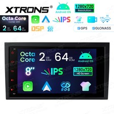XTRONS 8" Autoradio Android 14 64GB GPS Navi RDS Für AUDI A4 B6 B7 S4 RS4 SEAT