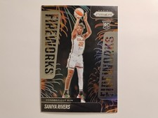 2025 Panini Prizm WNBA - Fireworks #1 Saniya Rivers (RC) Suns