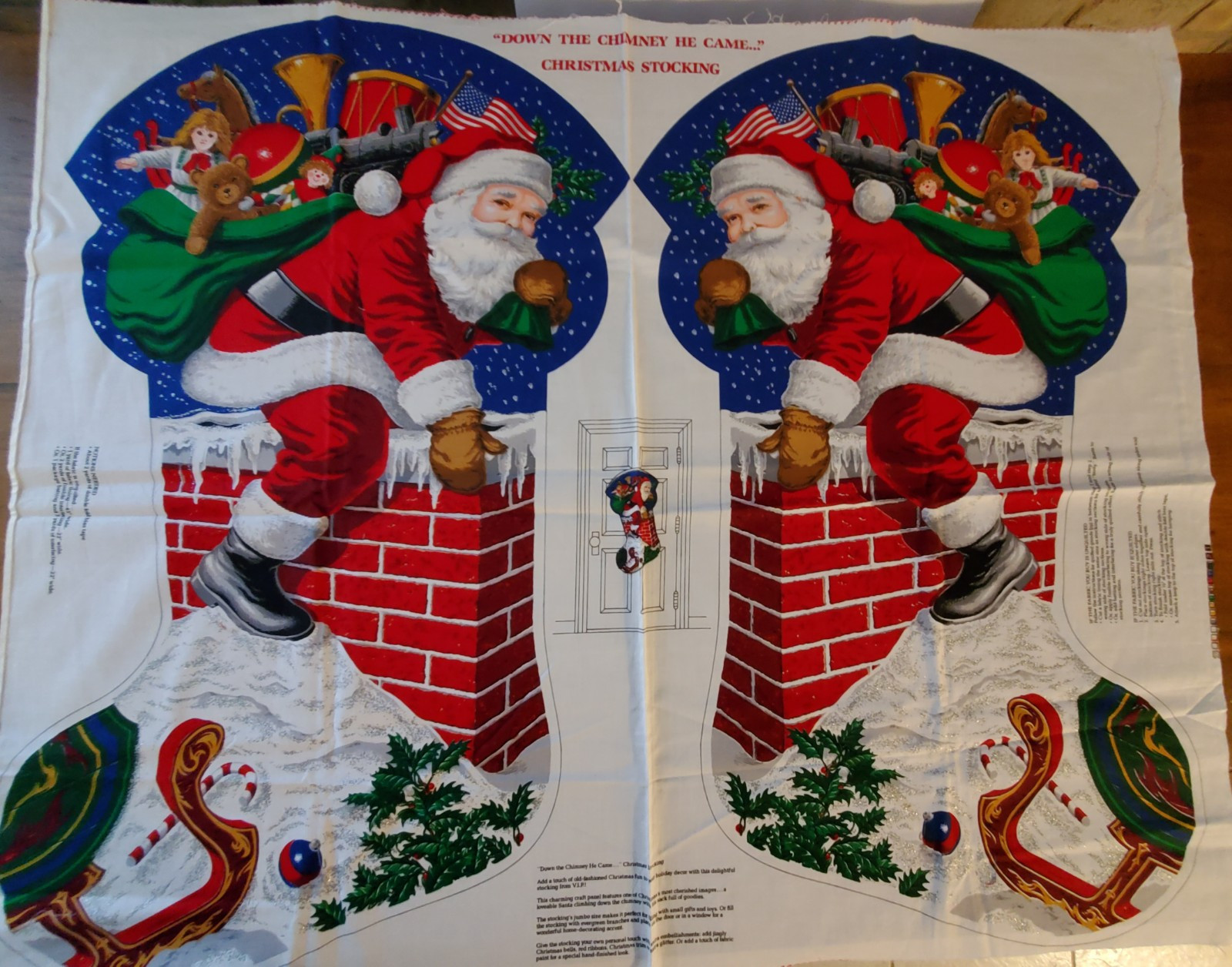 Vintage VIP Cranston Jumbo Christmas Stocking Sewing Pattern