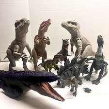 Indominus Rex Cretaceous Mosasaurus Carnotaurus Raptor - Jurassic World Park Lot