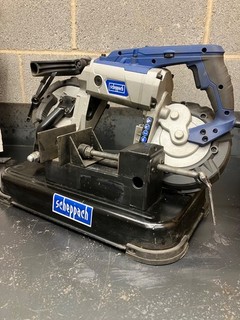 Scheppach MBS1100 Metal Cutting Bandsaw with Spare Blades | Handheld Bandsaw