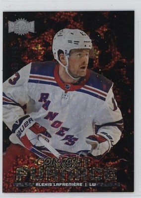 2024-25 Skybox Metal Universe Blast Furnace Speckle /199 Alexis Lafreniere 1ev2