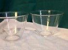four Vintage Clear Glass Mixing Bowls — photo 4