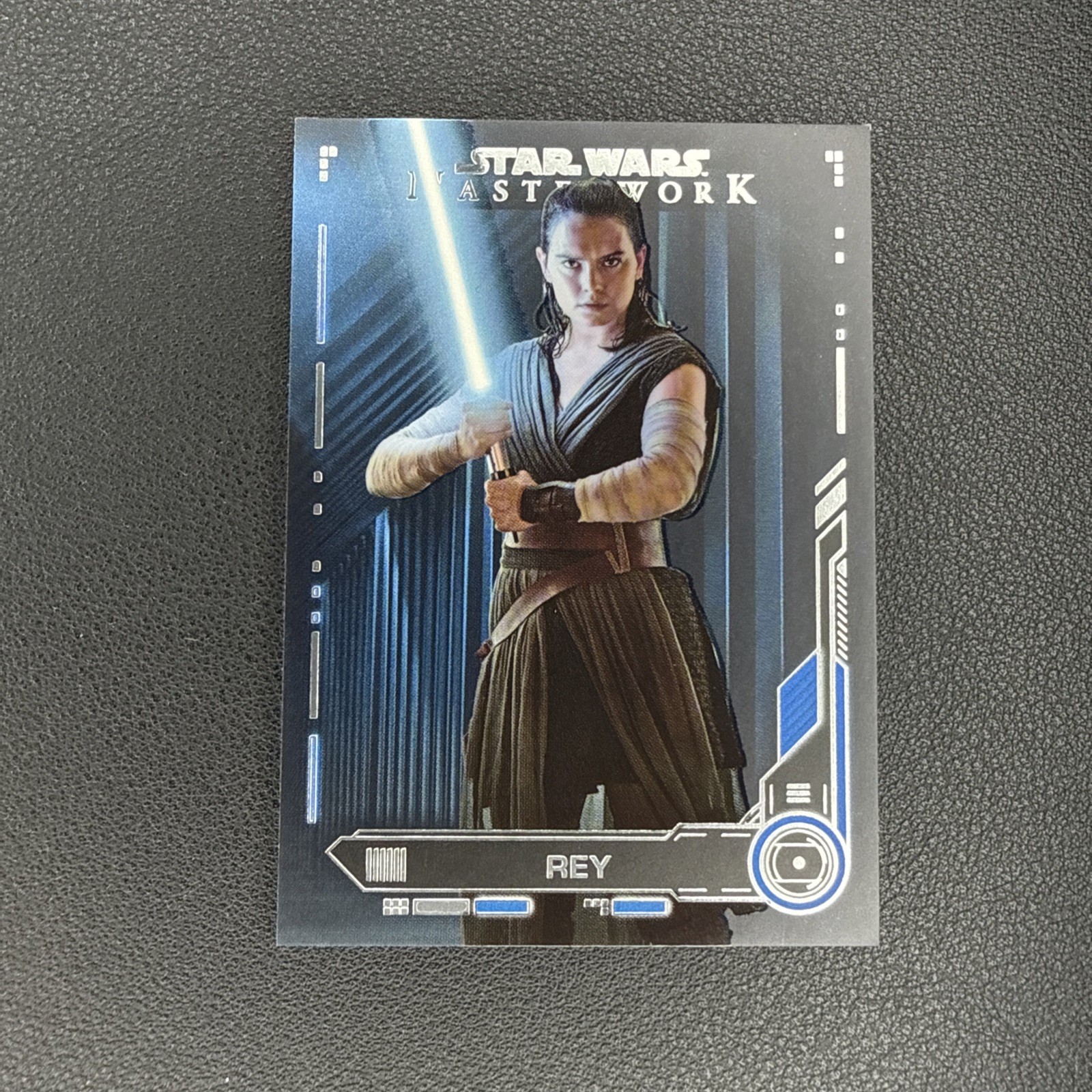 2019 Topps Star Wars Masterwork Rey #39 Blue
